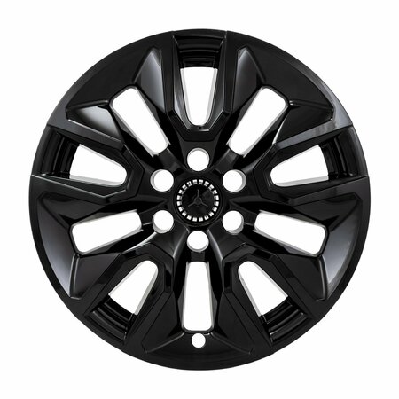 COAST2COAST 20", 5 Spoke, Painted, Gloss Black, ABS Plastic, Set Of 4, Not Compatible With Steel Wheels IMP454BLK